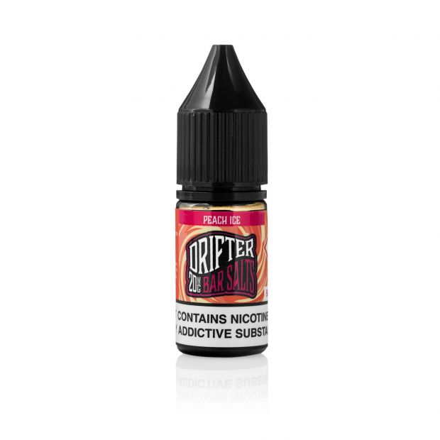 Drifter Peach Ice Bar Salts 10ml Nic Salt E-Liquid